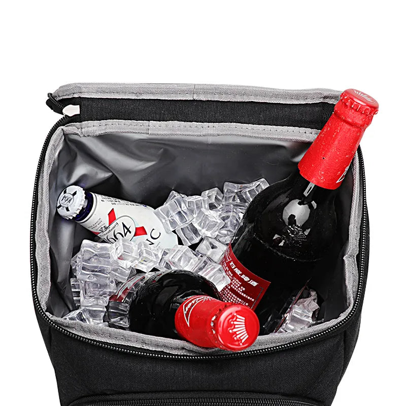 DENUONISS 20L Can Cooler Bag With Corkscrew 100% Leakproof Beer Cool Backpack Outdoor Picnic Thermal Refrigerator Bag Fridge Bag