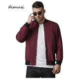 DIMUSI Men's Bomber Jacket Man Casual Streetwear Hip Hop Zipper Coats Fashion Men Baseball Uniform Aviator Jackets Clothing 9XL