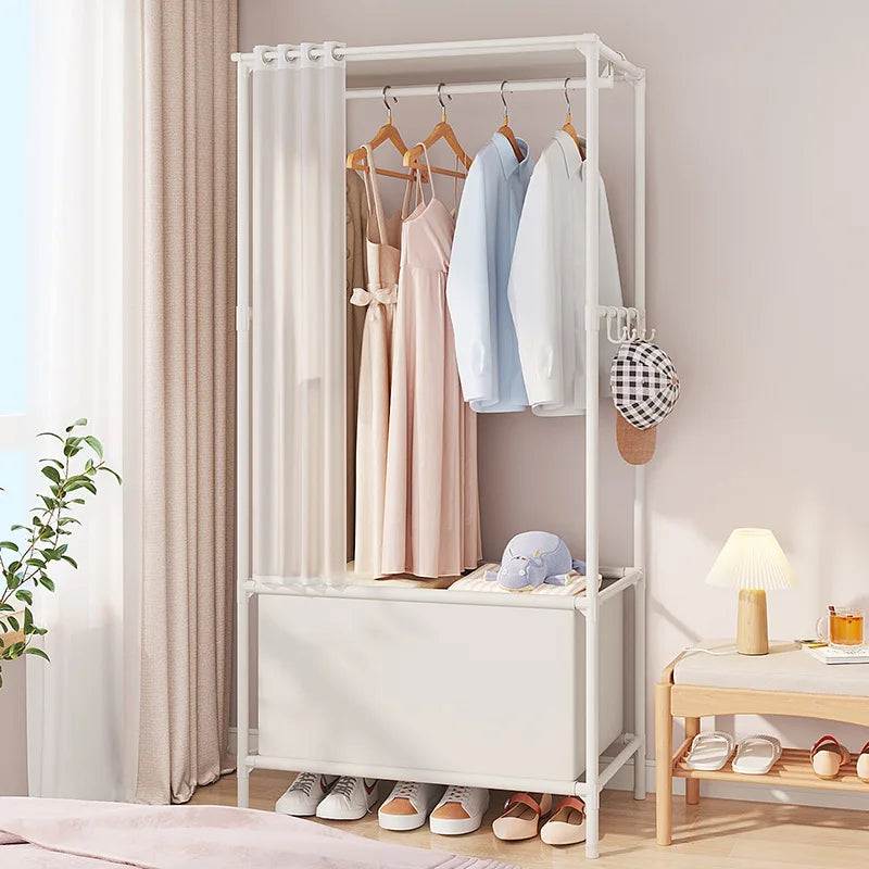 DIY Assembly Wardrobe Household Hanging Clothes Racks Bedroom Storage Wardrobe Simple Dormitories Room Clothes Storage Wardrobe