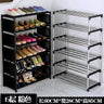 DIY Multilayer Shoes Rack Steel Tube Shoe Cabinet Hallway Entryway Storage Rack Space Saving Stand Holder Living Room Furniture