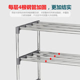 DIY Multilayer Shoes Rack Steel Tube Shoe Cabinet Hallway Entryway Storage Rack Space Saving Stand Holder Living Room Furniture