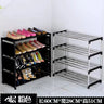 DIY Multilayer Shoes Rack Steel Tube Shoe Cabinet Hallway Entryway Storage Rack Space Saving Stand Holder Living Room Furniture