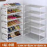 DIY Multilayer Shoes Rack Steel Tube Shoe Cabinet Hallway Entryway Storage Rack Space Saving Stand Holder Living Room Furniture