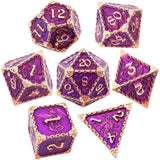 DND Dice Board Game Metal Polyhedral Dice for Dungeon and Dragons RPG Dice Set for D&D Role Playing Game D20 D12 D10 D8 D6 D4