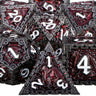 DND Metal Dice Set Dungeon and Dragon RPG Dice Polyhedral D&D Dice for RPG D+D Rolling Game Dice D and D Dice D20 D12 D10 D8 D6