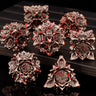 DND Metal Polyhedral Dice Set SetDungeon and Dragon Suitable for Smooth Rolling in RPG and Table Game