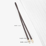 Dark Brown Replacement Leather Bag Straps for LV Speedy 20 25 30 Shoulder Straps Ajustable Crossbody Long Bags Belt Accessories