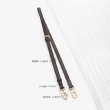 Dark Brown Replacement Leather Bag Straps for LV Speedy 20 25 30 Shoulder Straps Ajustable Crossbody Long Bags Belt Accessories