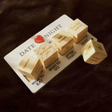 Date Night Dice After Dark Edition Date Night Wooden Dice Game For Couples Wood Reusable Couple Anniversary Date Dice