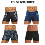 Datifer New Swimwear Male Summer Beach Surfing Fashion Swimsuit Boxer Shorts High Quality Mens Swim Trunks With Pad