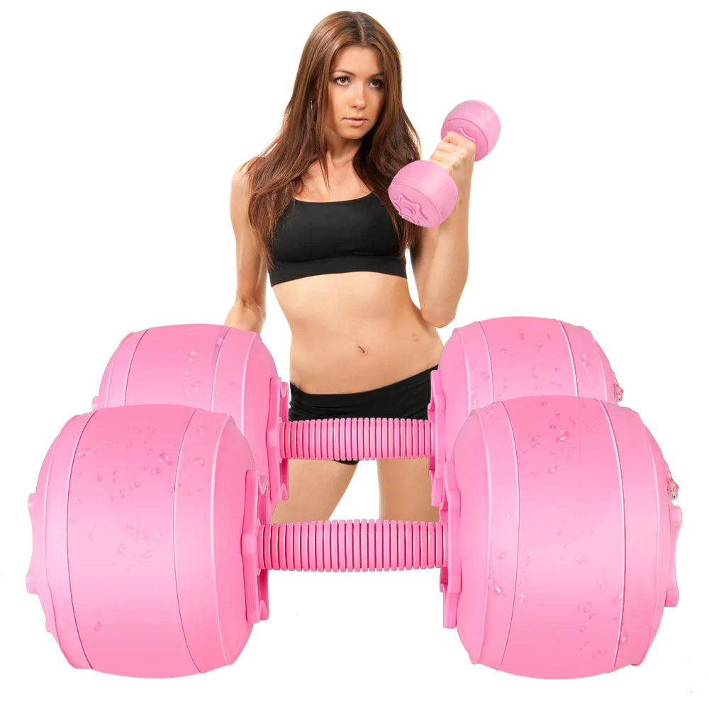 Deiris Water Filled Dumbbells Gym 1-25kg Weights Portable Adjustable Dumbbell Set For Men Women Arm Muscle Training Home Travel