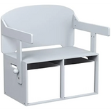 Delta Children MySize Kids Convertible Activity Bench - Greenguard Gold Certified, Grey kids table and chair set
