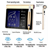 Dermografo Permanent Makeup Machine Kit Charme Princess Machine for PMU Tattoo Eyebrow Lip with 10pcs Cartridges Needle