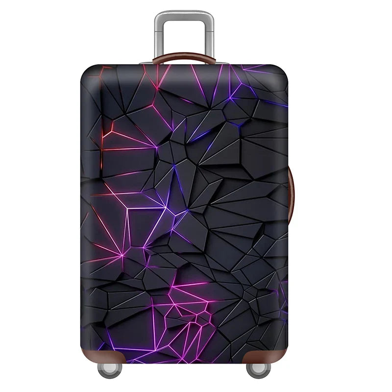 Designer Thicken Luggage Cover Elastic Fabric Luggage Protective Cover Travel Accessories Suitable 18-32 Inch Trolley Case Cover