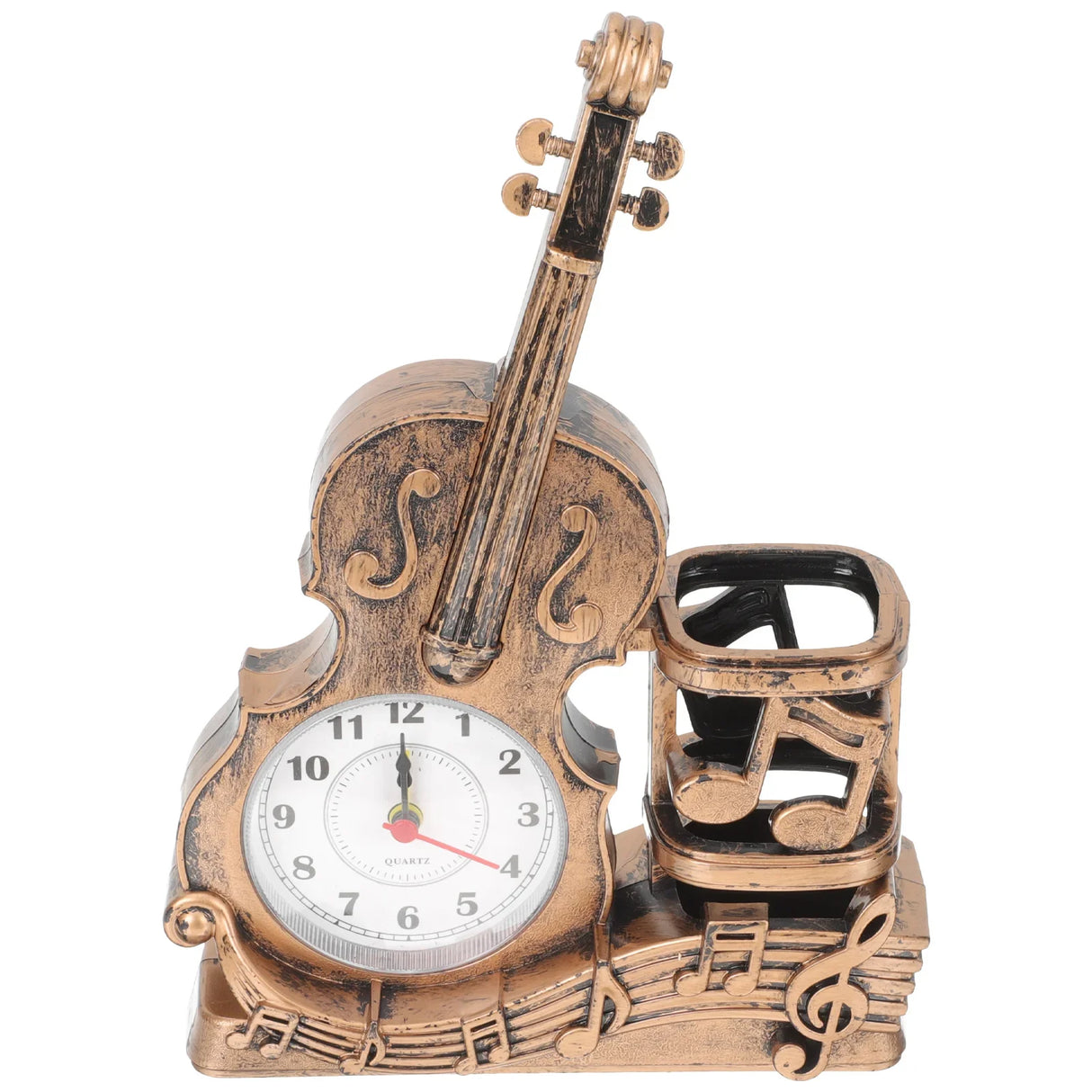 Desktop Decoration Pen Holder Bookcase Shelf Clock Violin Tabletop Finger Tape Children’s Toys