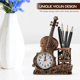 Desktop Decoration Pen Holder Bookcase Shelf Clock Violin Tabletop Finger Tape Children’s Toys