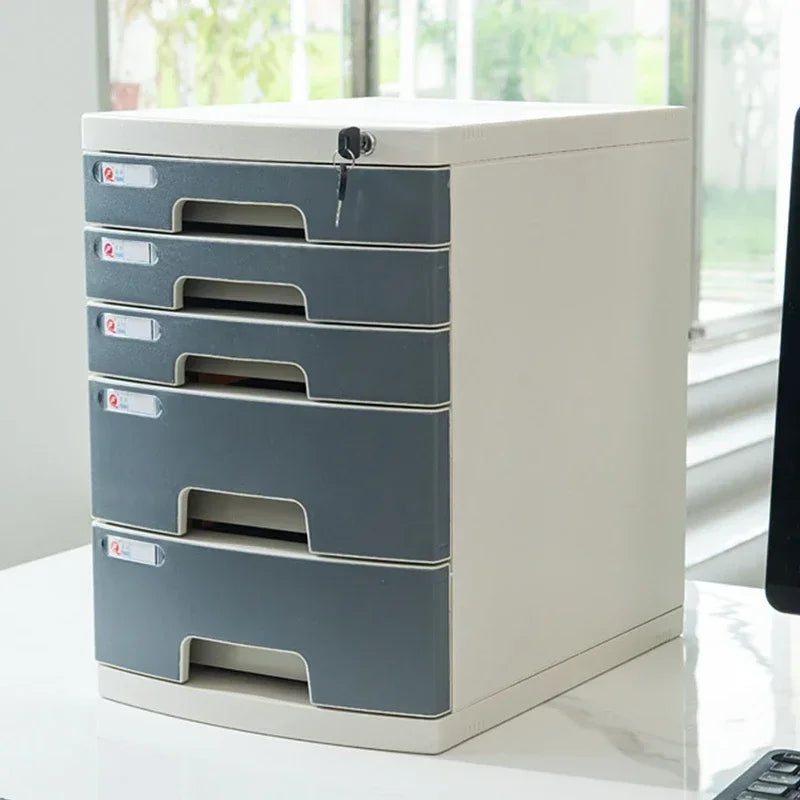 Desktop Lock Filing Cabinets Office A4 Drawer Storage Cabinet Multi-layer Under The Table File Cabinet Office Small Storage Box