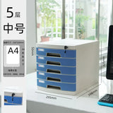 Desktop Lock Filing Cabinets Office A4 Drawer Storage Cabinet Multi-layer Under The Table File Cabinet Office Small Storage Box