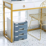 Desktop Lock Filing Cabinets Office A4 Drawer Storage Cabinet Multi-layer Under The Table File Cabinet Office Small Storage Box