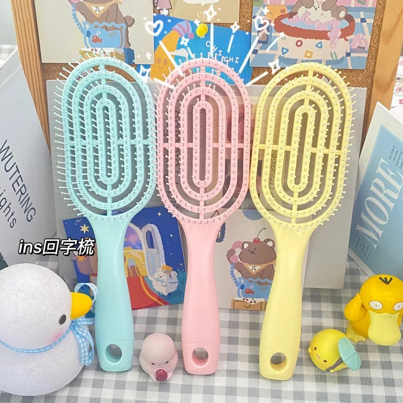 Detangling Hair Brush Scalp Massage Hair Comb Brush for Curly Hair Brush Detangler Hairbrush Girls Women Kids Hair Care Combs