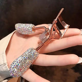 Diamond-encrusted eyelash curler Sparkling Handle Eyelash with diamond curling eyelashes makeup tool Beauty Supplies Accessories