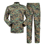 Digital Woodland Military Combat Uniform Shirt Pant Tactical Outdoor Army Training Suit Hunting Working Clothes Military Uniform