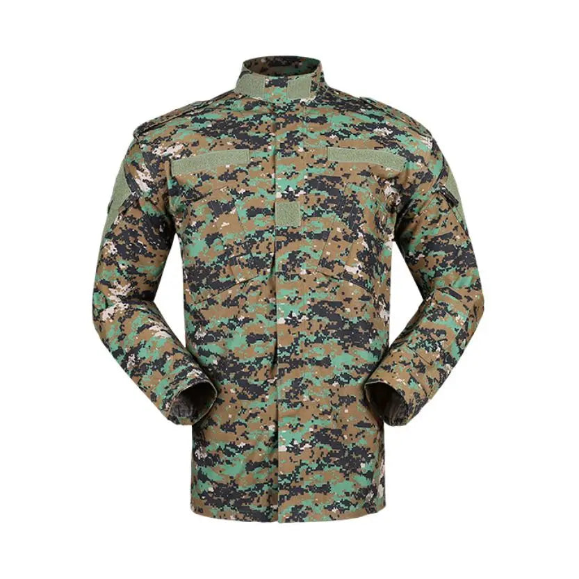 Digital Woodland Military Combat Uniform Shirt Pant Tactical Outdoor Army Training Suit Hunting Working Clothes Military Uniform