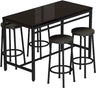 Dining Table Set, Traditional 2/4/5-Piece Wood & Metal Dining , Suitable for Kitchen, Dining Room, Indoor Patio Furniture