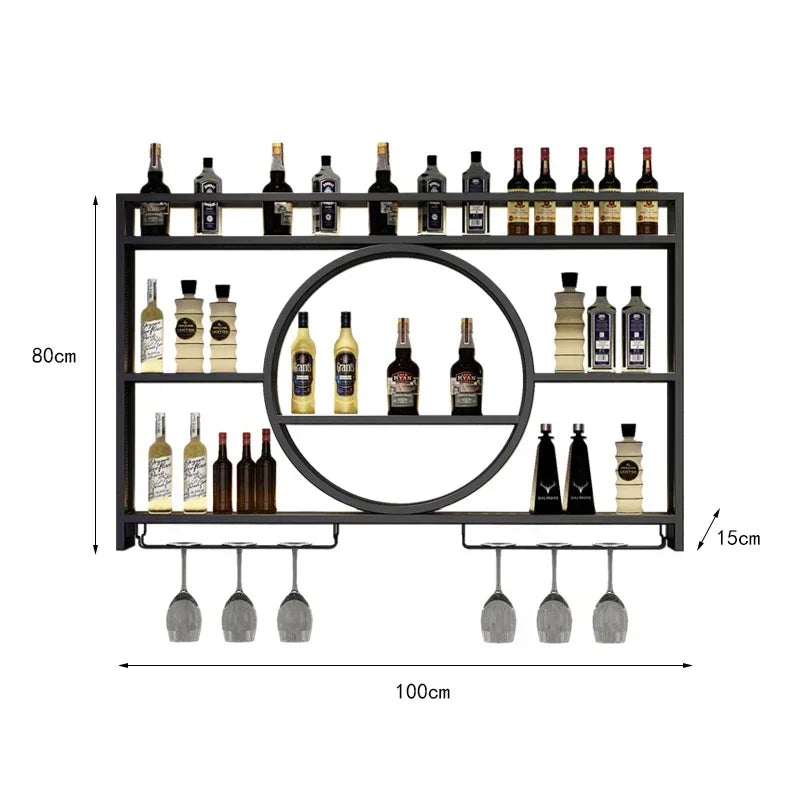 Dining Wine Rack Iron Large Modern Whisky Storage Living Room Under Cabinets Kitchen Wine Rack Wijnkast Bar Cabinet Furniture