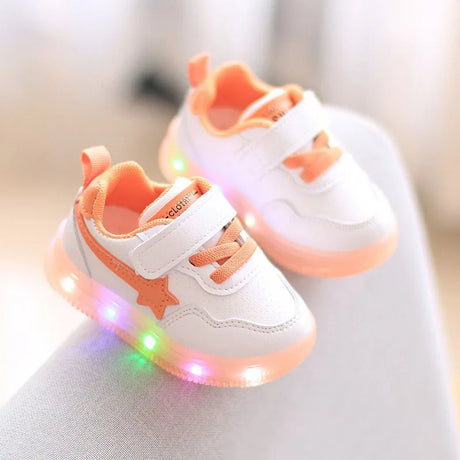 Discounted Baby Led Lights Shoes High Quality Girls Boys Soft Bottom Sneakers Sports Running Excellent First Walkers Infant