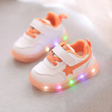 Discounted Baby Led Lights Shoes High Quality Girls Boys Soft Bottom Sneakers Sports Running Excellent First Walkers Infant