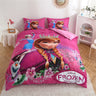 Disney Bedding Set Purple Frozen Elsa Princess Duvet Cover Sets for Baby Children Girls Bed Birthday Gifts Single Twin Full Size
