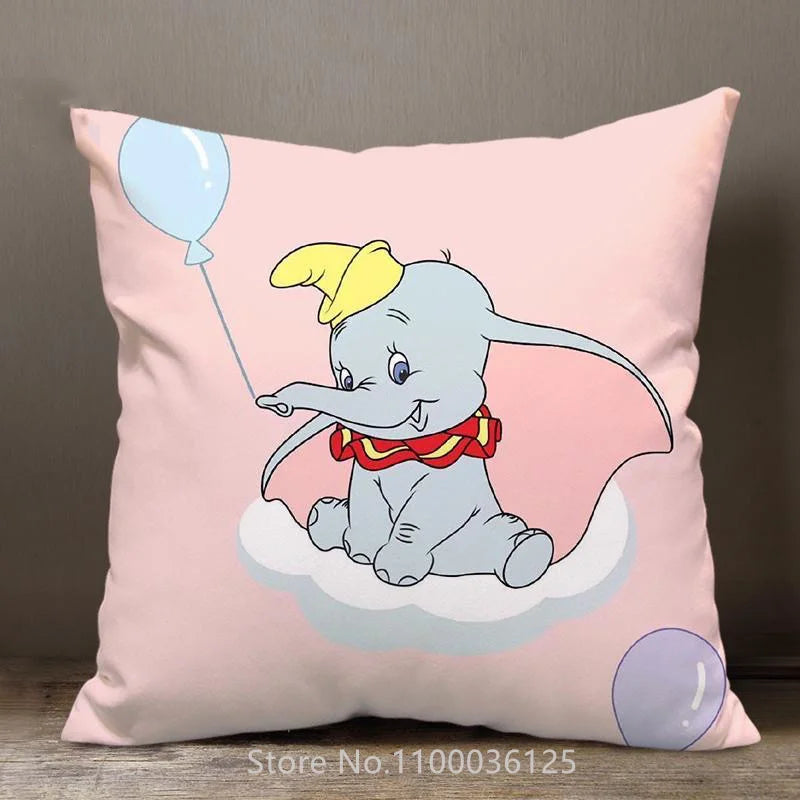 Disney Dumbo Pillow Case Cushion Cover Children Boy Girl Couple Pillow Cover Decorative Pillows Case Birthday Gift 40x40cm