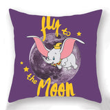 Disney Dumbo Pillow Case Cushion Cover Children Boy Girl Couple Pillow Cover Decorative Pillows Case Birthday Gift 40x40cm