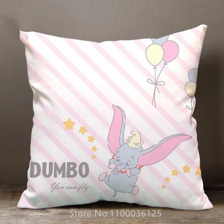 Disney Dumbo Pillow Case Cushion Cover Children Boy Girl Couple Pillow Cover Decorative Pillows Case Birthday Gift 40x40cm