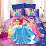 Disney Duvet Cover Sets Bedding Set Frozen Elsa Rapunzel Princess Girls Boys Single Twin Pillowcases For 0.9m-1.2m Bed