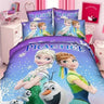 Disney Duvet Cover Sets Bedding Set Frozen Elsa Rapunzel Princess Girls Boys Single Twin Pillowcases For 0.9m-1.2m Bed