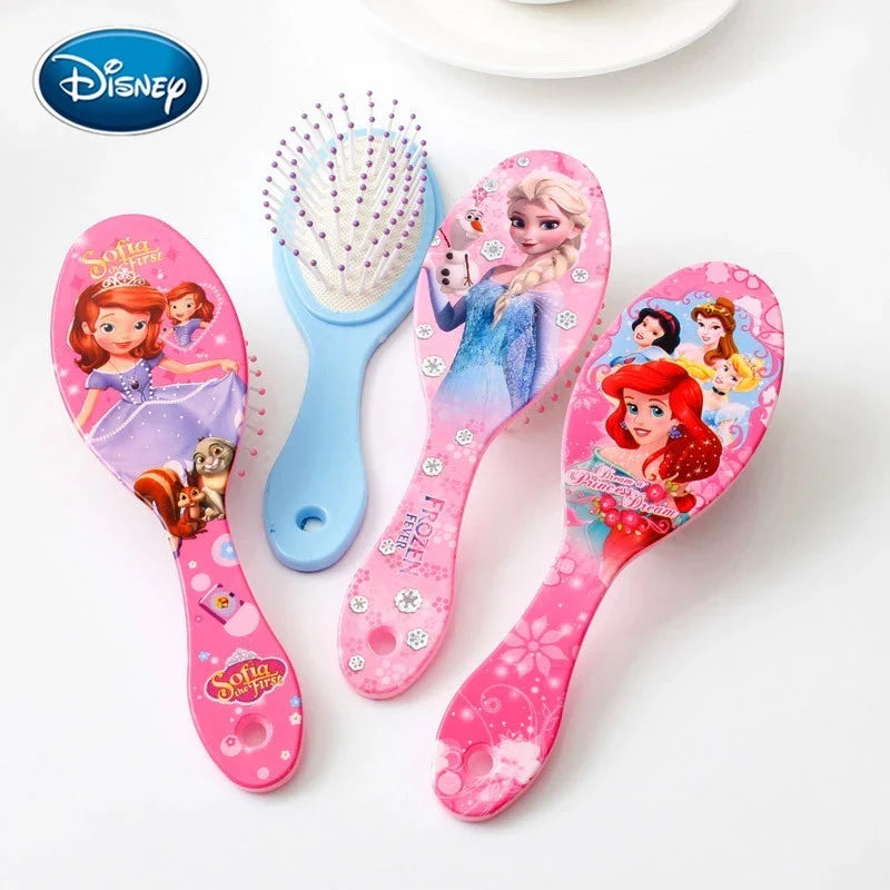 Disney Frozen Comb for Girls Princess Minnie Mouse Hair Brushes Hair Care Baby Girl Care Mickey Hair Comb Disney Toys