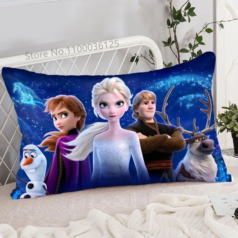 Disney Frozen Elsa Anna  Girls Decorative/nap Pillow Cases Cartoon Cushion Cover on Bed Sofa Children Gift 40x65 cm