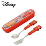 Disney Frozen Elsa Princess Spoon Baby Feeding Cute Mickey 3D Cartoon Kids Spoon and Fork Set Travel Cutlery Set Utensils Metal