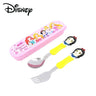 Disney Frozen Elsa Princess Spoon Baby Feeding Cute Mickey 3D Cartoon Kids Spoon and Fork Set Travel Cutlery Set Utensils Metal