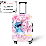 Disney Lilo Stitch Elastic Luggage Protective Cover Trolley Suitcase Dust Bag Case Cartoon Travel Accessories