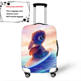 Disney Lilo Stitch Elastic Luggage Protective Cover Trolley Suitcase Dust Bag Case Cartoon Travel Accessories