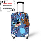 Disney Lilo Stitch Elastic Luggage Protective Cover Trolley Suitcase Dust Bag Case Cartoon Travel Accessories