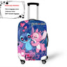 Disney Lilo Stitch Elastic Luggage Protective Cover Trolley Suitcase Dust Bag Case Cartoon Travel Accessories