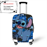 Disney Lilo Stitch Elastic Luggage Protective Cover Trolley Suitcase Dust Bag Case Cartoon Travel Accessories