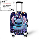 Disney Lilo Stitch Elastic Luggage Protective Cover Trolley Suitcase Dust Bag Case Cartoon Travel Accessories