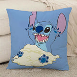 Disney Lilo & Stitch Pillowcase Cover Children Girl Couple Pillow Cover Decorative Pillows Case Living Room 40x40cm