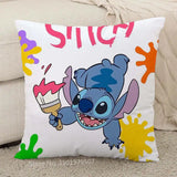 Disney Lilo & Stitch Pillowcase Cover Children Girl Couple Pillow Cover Decorative Pillows Case Living Room 40x40cm