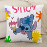 Disney Lilo & Stitch Pillowcase Cover Children Girl Couple Pillow Cover Decorative Pillows Case Living Room 40x40cm